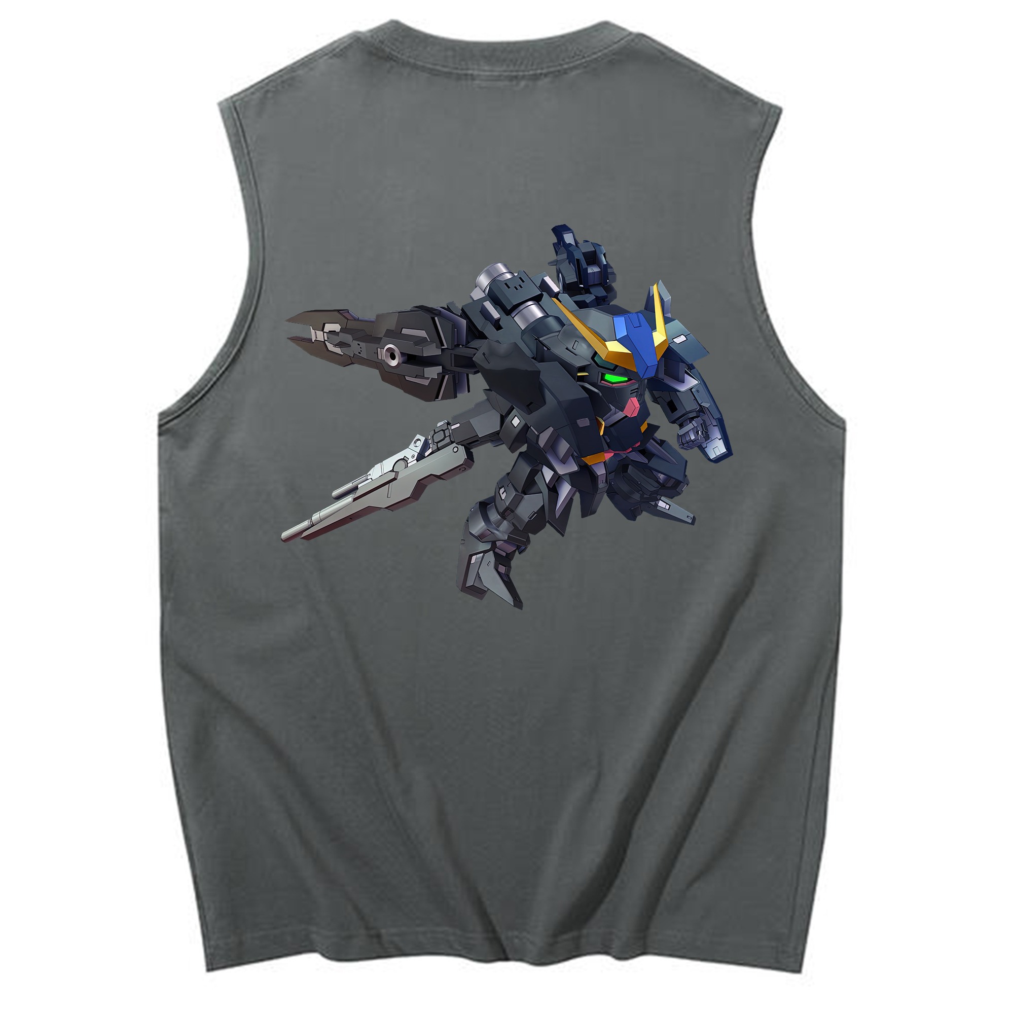 （画像用） 機動戦士ガンダム Mobile Suit Gundam コットン100％タンクトップ（背面プリント）